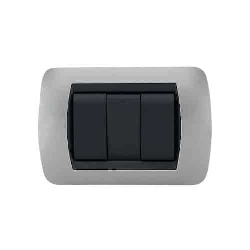 Interruptor Enerlux Sencillo Silver