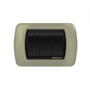 Interruptor Enerlux Sencillo Silver