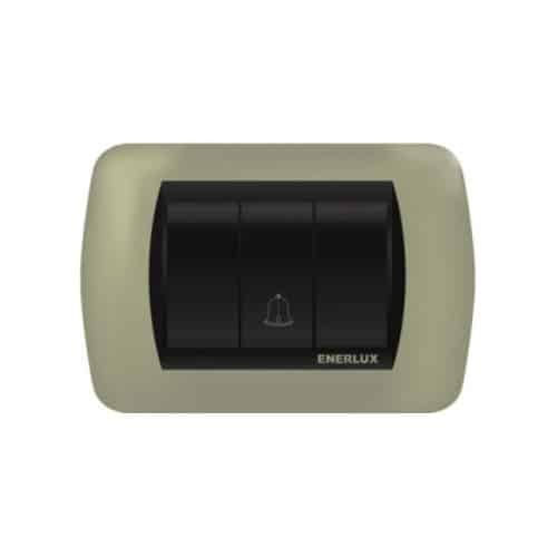 Pulsador Enerlux Timbre Silver