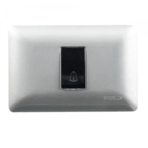 Pulsador Enerlux Timbre Silver