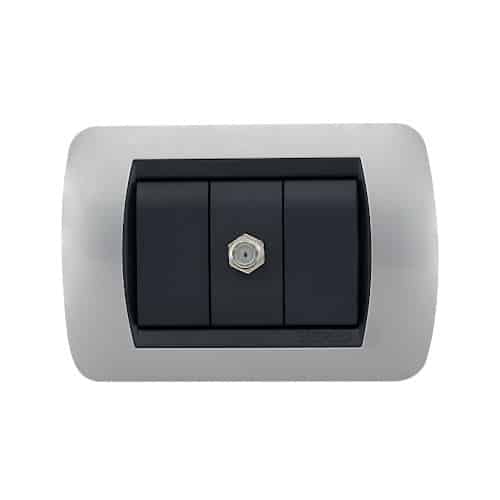 Toma Enerlux Coaxial Silver