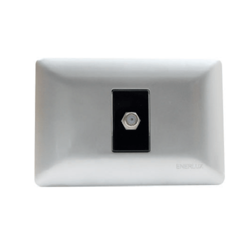 Toma Enerlux Coaxial Silver