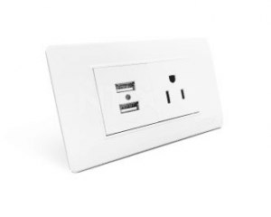 Toma Corriente + 2 Toma USB Novatronix