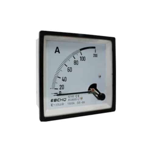 Amperímetro Ebchq Análogo 600A-Ac 96X96Mm