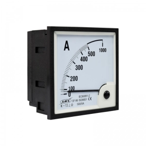 Amperimetro Ebchq Analogo 500A-Ac 96X96Mm