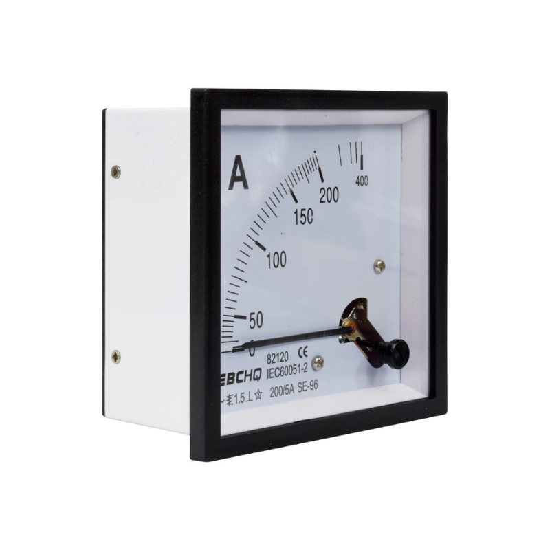 Amperímetro Ebchq Análogo 200A-Ac 96X96Mm