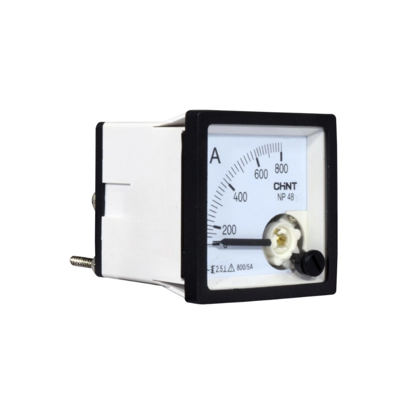 Amperímetro Chint Análogo 800A 48X48Mm
