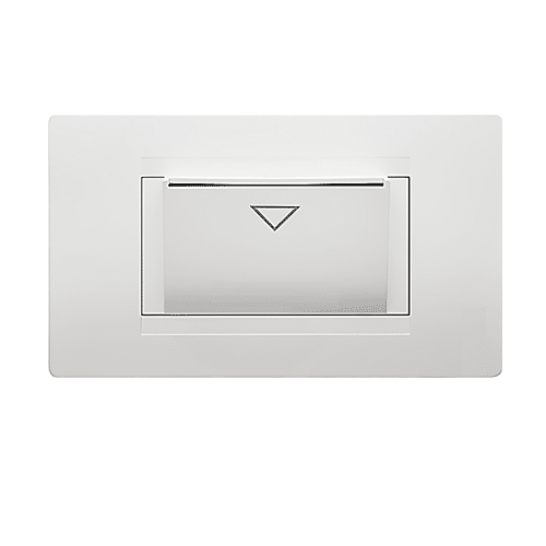 Interruptor Premium Tarjetero Blanco