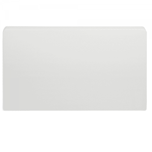 Placa Premium Ciega con Bastidor Blanco