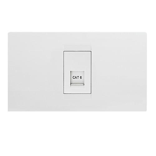 Jack Premium Datos Rj45 Sencillo Cat6 Blanco