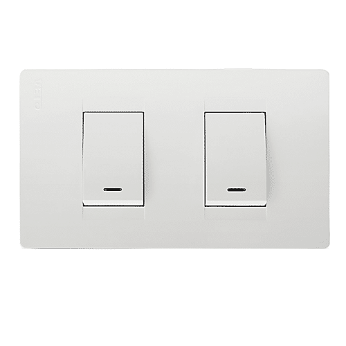 Interruptor Premium Doble Blanco