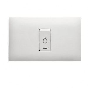 Pulsador de Timbre Simple Delgado No Neón Veto