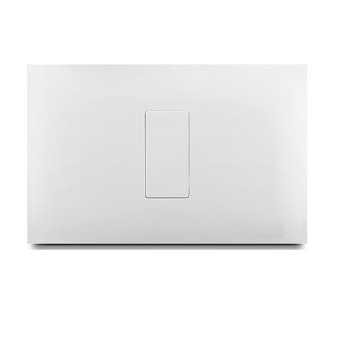 Placa Ciega Blanco con Bastidor Veto