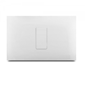 Placa Ciega Blanco con Bastidor Veto