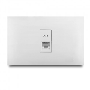 Jack Datos Rj45 Cat6 Simple Blanco Veto