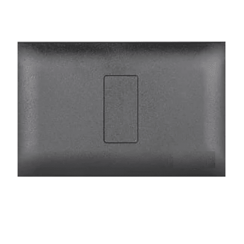 Placa Vive Ciega con Bastidor Negro