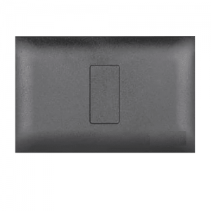 Placa Vive Ciega con Bastidor Negro