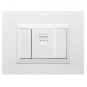 Jack Plura Datos Rj45 Cat6 Blanco