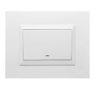 Interruptor Plura Conmutable 4 Vias Sencillo Blanco