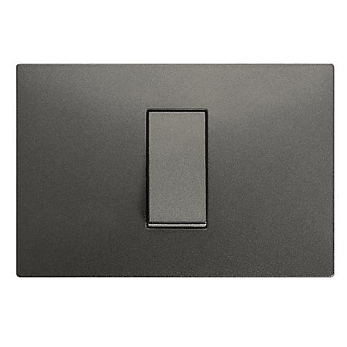 Interruptor Premium Conmutable Sencillo Negro