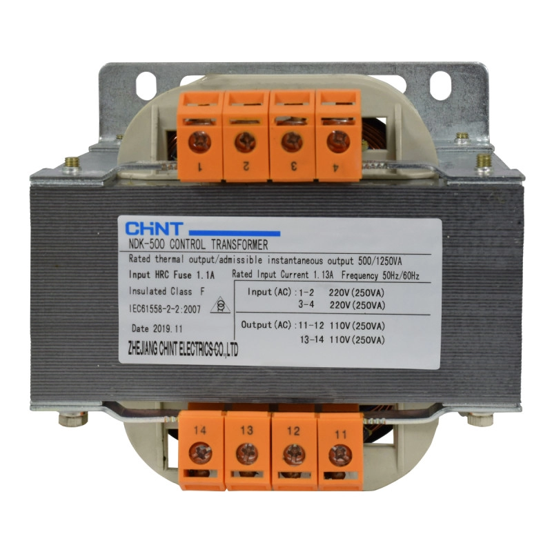 Transformador de Voltaje, Entrada 2 220V Y Salida 2 110V Chint