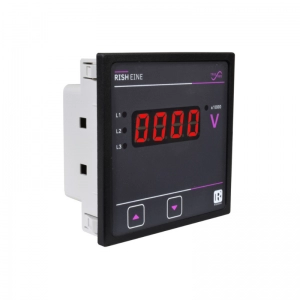 Voltímetro Escalizable Trifásico 100 - 500Vac 96X96Mm Cla 0.5