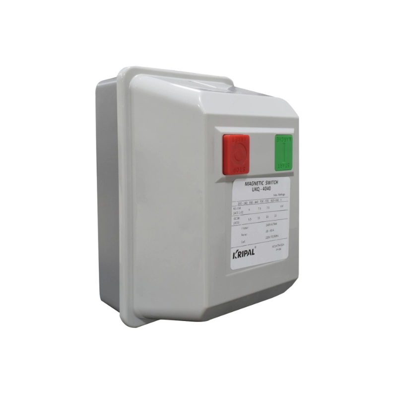Arrancador Directo Kripal Base Metalica 28-40A 220V Cubierta Plastica Ip65