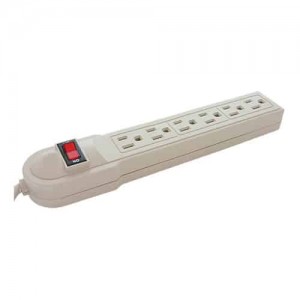 Multitoma de Plástico 6 puestos 70Cm