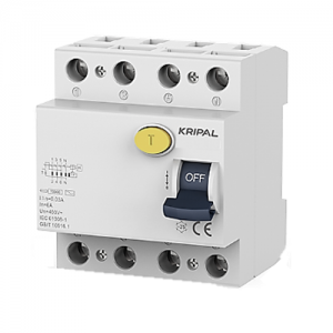Breaker Diferencial Kripal 4x40a 230/400v, 30ma 10ka