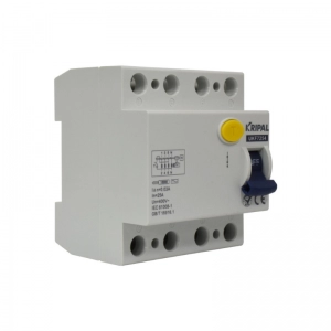 Breaker Diferencial Kripal 4x25a 230/400v, 30ma 10ka