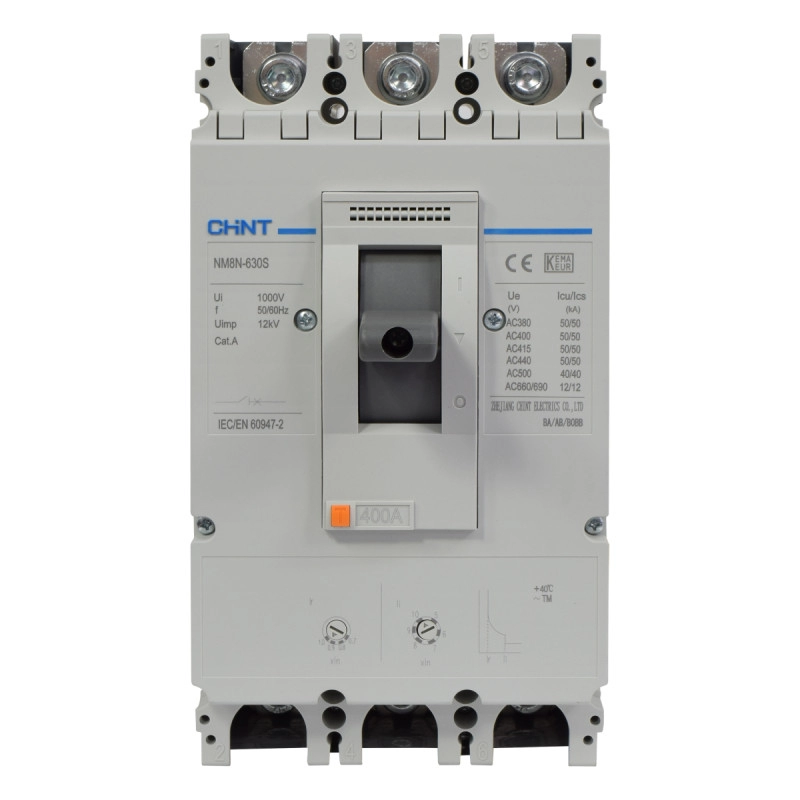 Breaker Chint Industrial Ajustable 3x400a