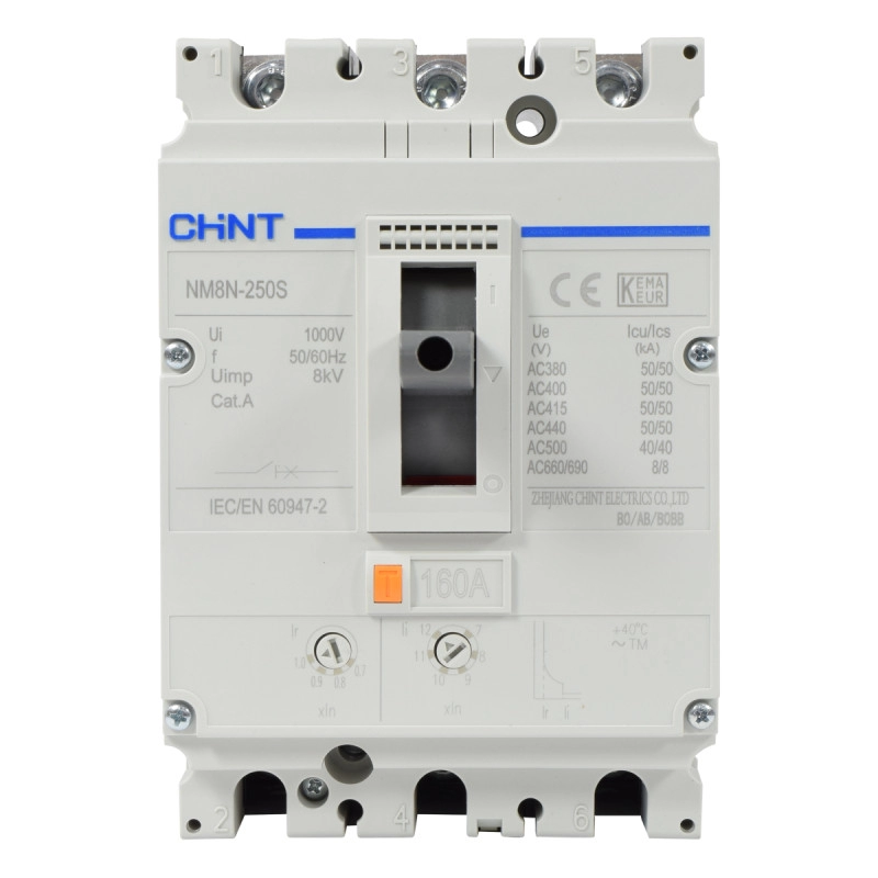 Breaker Chint Industrial Ajustable 3x160a