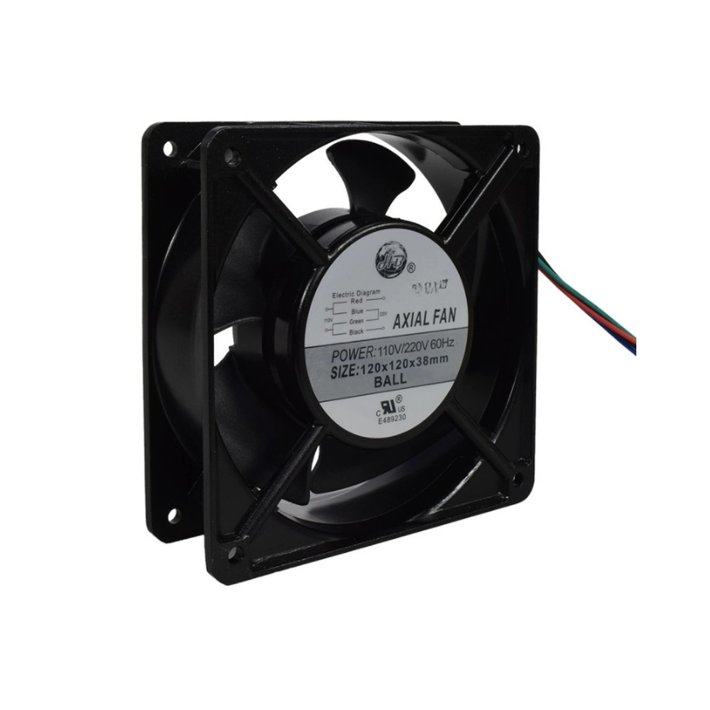 Ventilador Axial de Balineras 120x120x38Mm