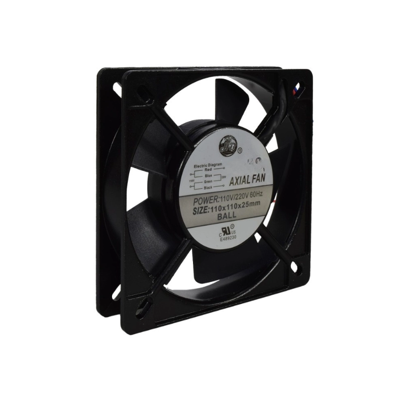 Ventilador Axial de Balineras 110x110x25Mm