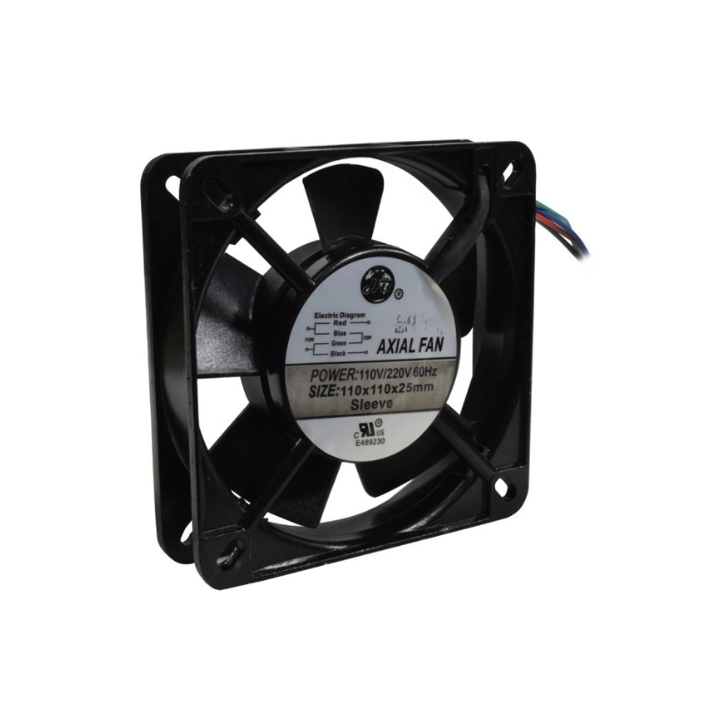 Ventilador Axial de Buje 110x110x25Mm