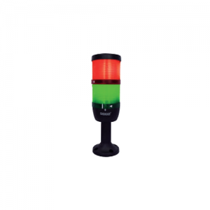 Baliza Emas Modular Intermitente 70Mm 2 Colores Verde Y Rojo 110Vac Sin Buzzer