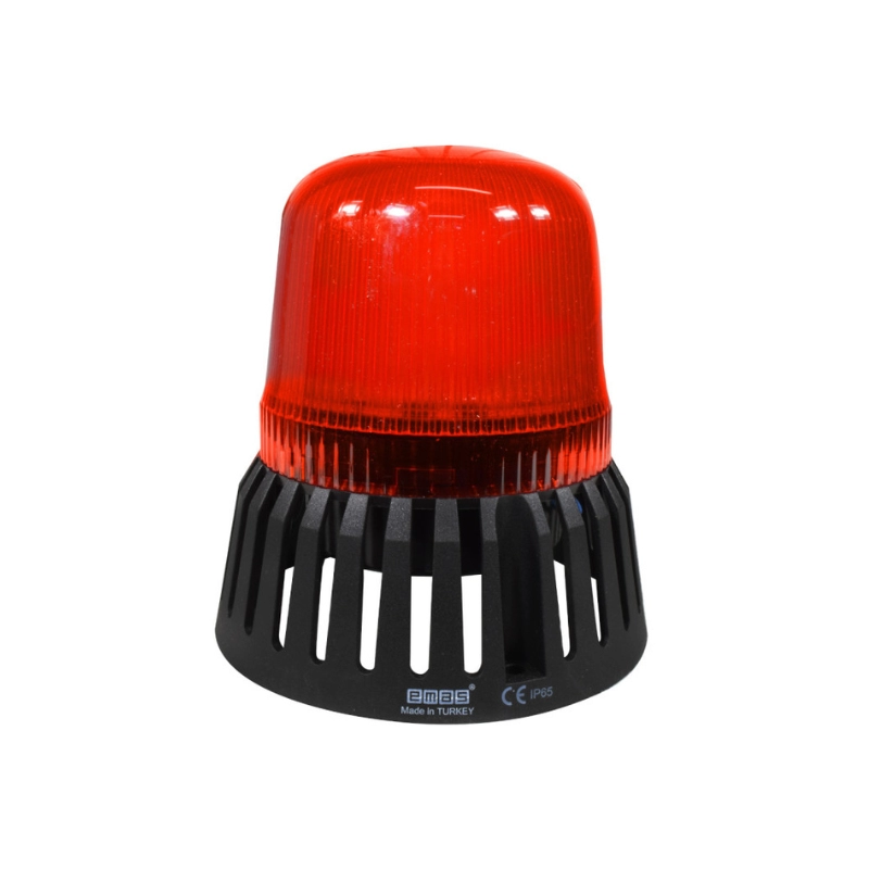 Balizas Emas Multifuncion Tipo Led Rojo (Serie It) 110 /220Vac Con Buzzer