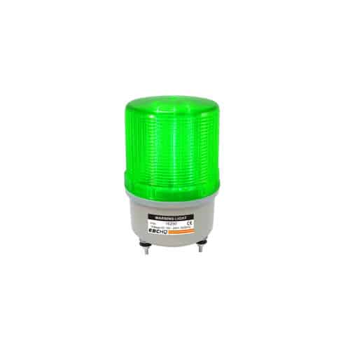 Lampara Rotativa LED Verde 24Vdc/Ac