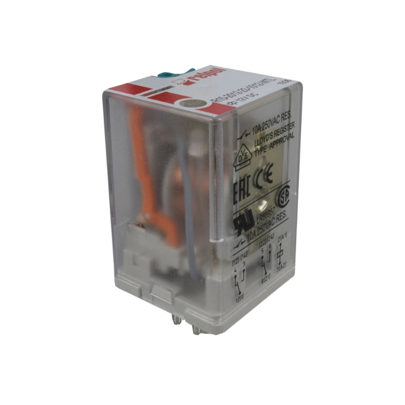 Relevo Electromagnetico - Ul 8 Pines Redondos 12Vdc