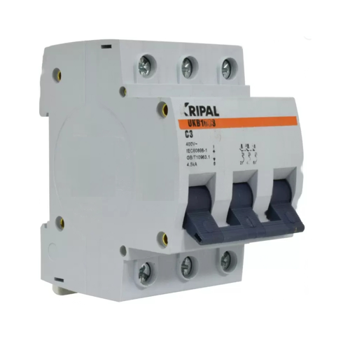 Breaker Kripal 3x6a 230/400v 4.5ka Curva C