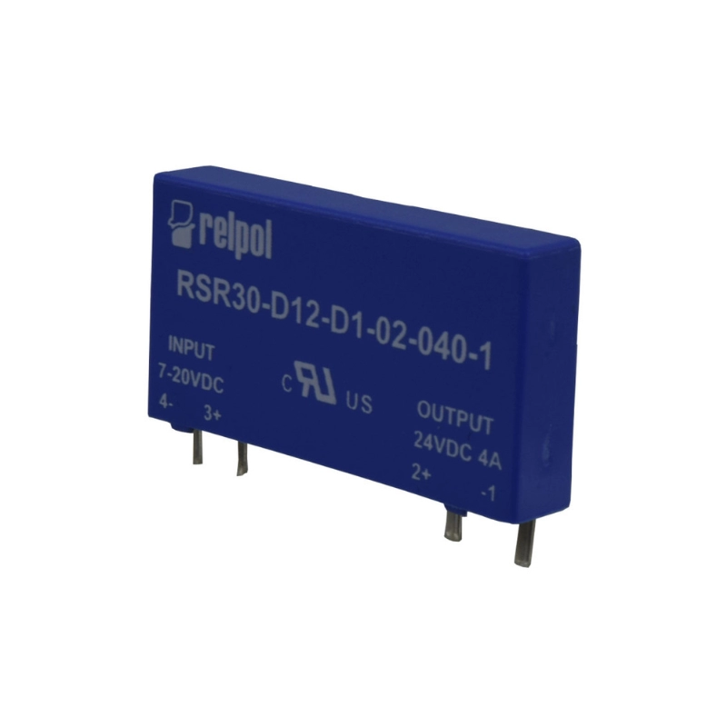 Rele Estado Solido Ssr Slim Dc-Ac 7- 24 Vdc- 4A/230Vac Ul RELPOL