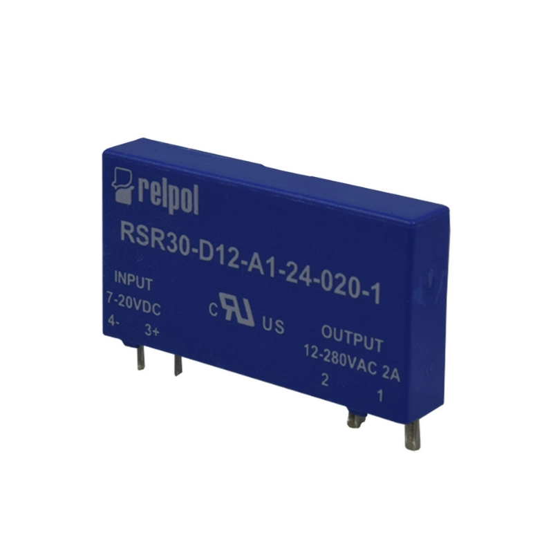 Rele Estado Solido Ssr Slim Dc-Ac 7-20 Vdc - 2A/230Vac Ul