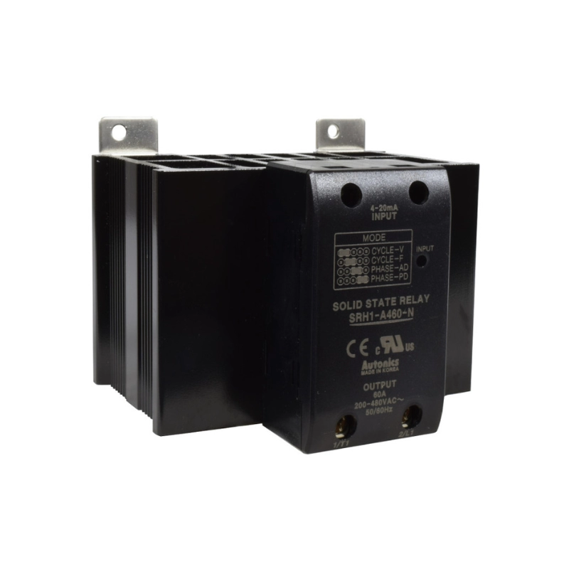 Entrada Análoga Ssr con Disipador de Calor 48-480Vac, 60A AUTONICS