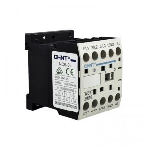 Contactor 6A Ac3 24Vac 3No+1Nc Aux Chint