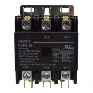 Contactor A/C 3X40A 120Vac Ul Chint