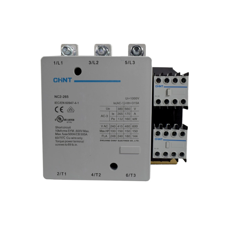 Contactor 265A ac3 220Vac Ul 2Na+2Nc