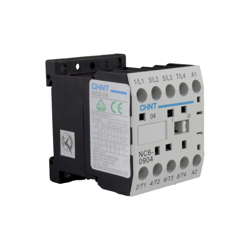 Mini Contactor Auxiliar 9A Ac3 110Vac 4No Chint