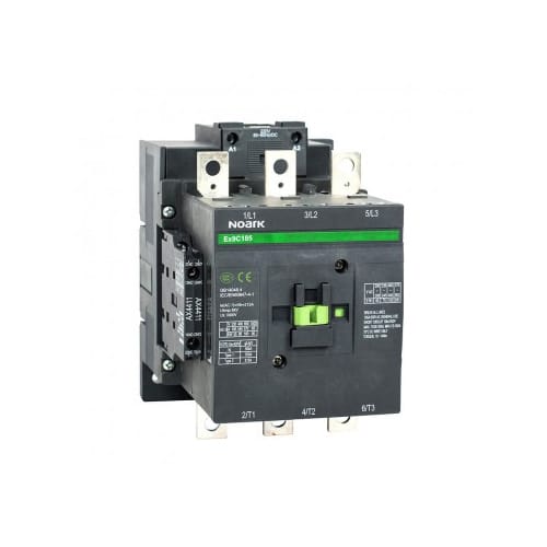 Contactor 225A AC-3, 2 AX-NO, 2 AX-NC, Controlador a 220VAC/DC 50/60HZ. Noark