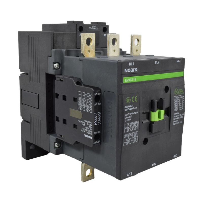 Contactor 150A AC-3,2 AX-NO, 2 AX-NC, Controlador a 110VAC/DC 50/60HZ. Noark