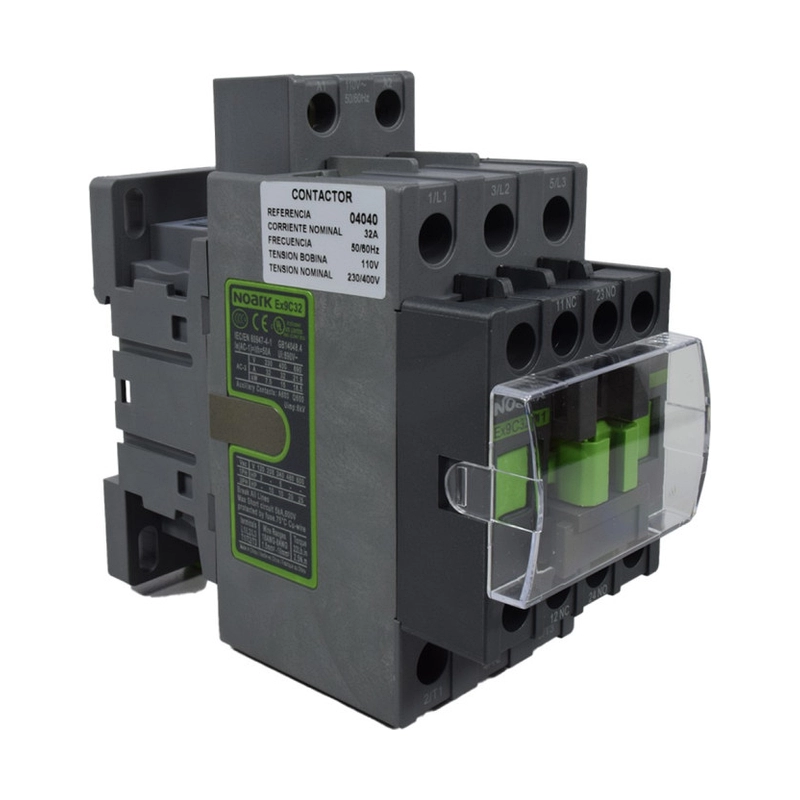 Contactor 32A AC3 110VAC 3P+1NA+1NC Noark